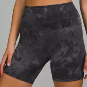 Lululemon Align High-Rise Short 6"- Diamond Dye Pitch Grey Graphite Grey, 4